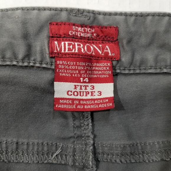 Merona stretch capri‎ pants sz plus sz 14 - Picture 7 of 7